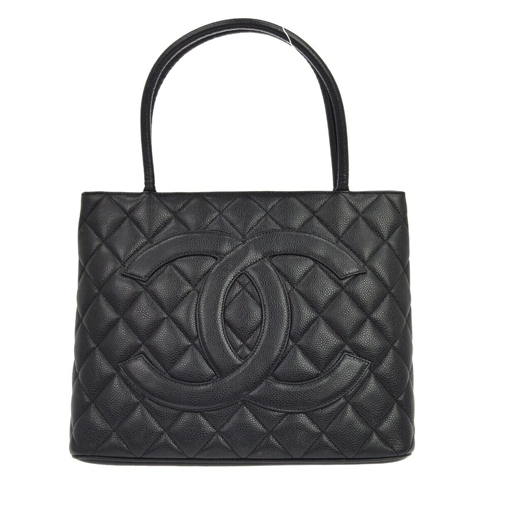Chanel Medallion Quilted Caviar